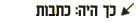 כך היה: כתבות